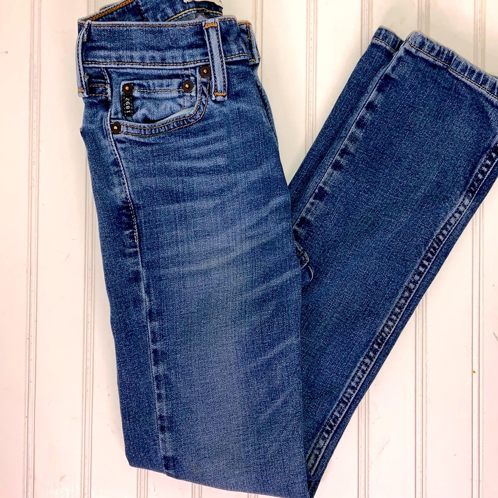 Abercrombie Kids Straight Leg Denim Jeans  Size 9/10 Slim